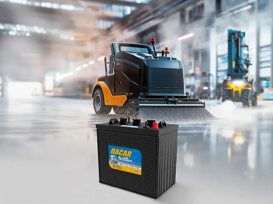 Batería Dacar para barredoras y equipos de limpieza industrial