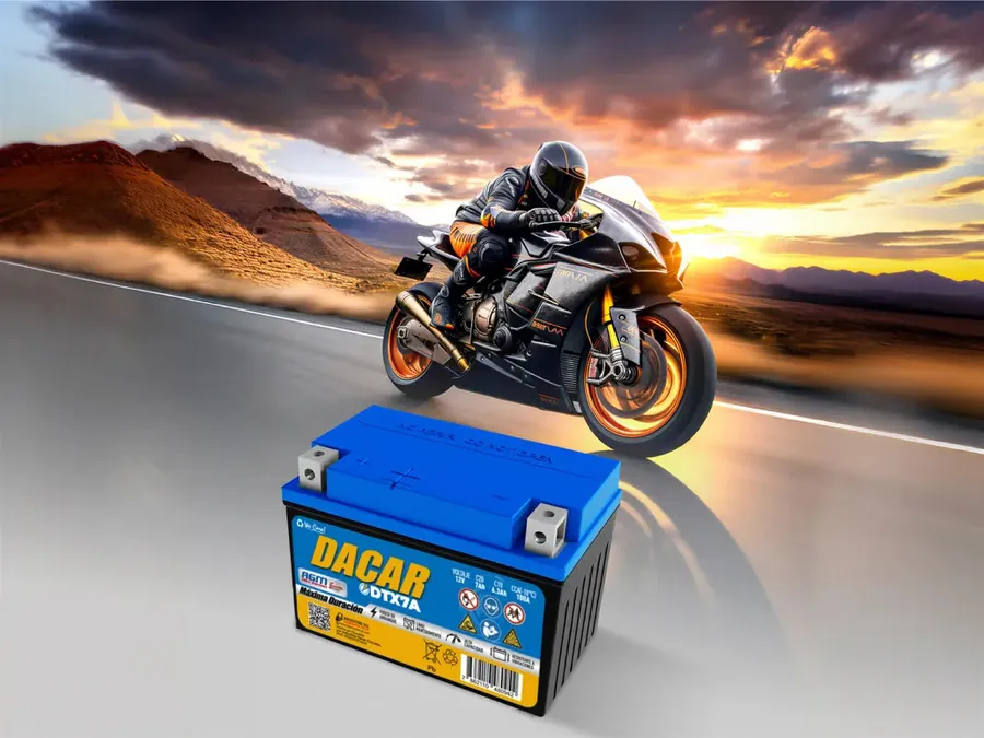 Batería Dacar PowerSport para motocicletas