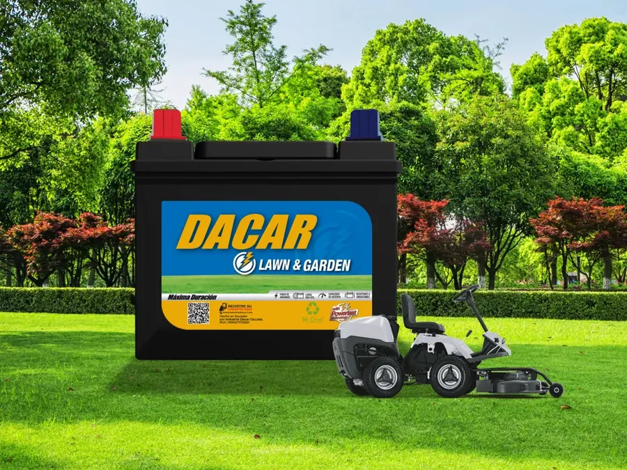 Batería Dacar para podadoras y equipos de jardinería